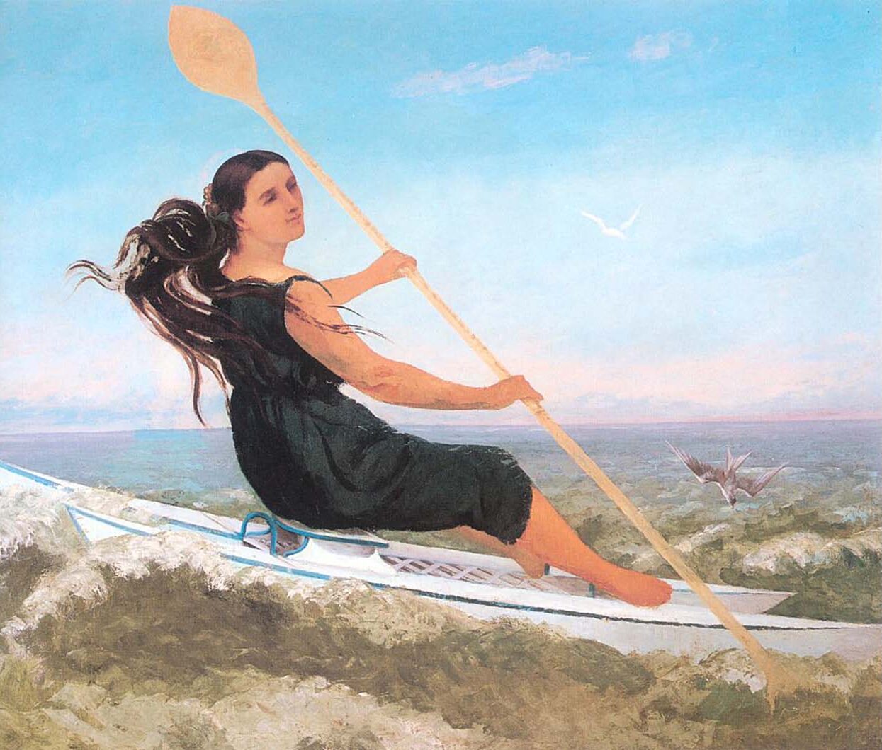Gustave Courbet Woman Podoscaphe 1865